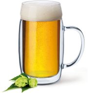 SIMAX Bierkrug Bierglas mit Henkel 0,5 Liter - Glas