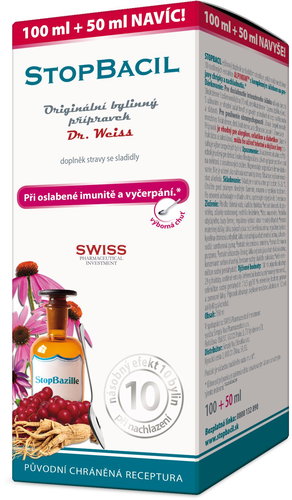 STOPBACIL Dr. Weiss 100ml +50ml Extra - Herbal Syrup - Main image