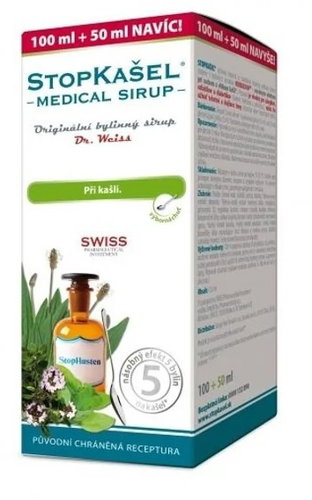 Dr. Weiss STOPKAŠEL Medical syrup 100 + 50 ml - Medical Device - Main image