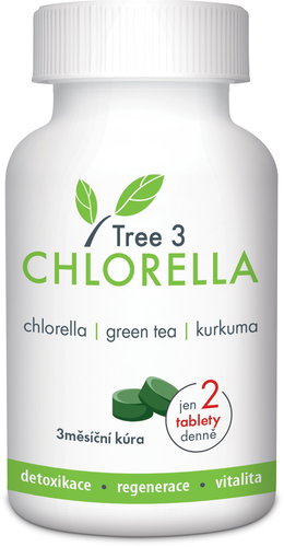 Tree3Chlorella 180 tablets - Chlorella - Main image
