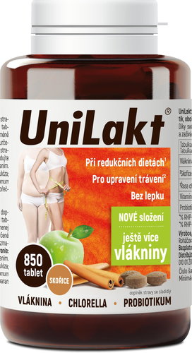 Unilakt with cinnamon 850 tablets - Dietary Supplement - Main image