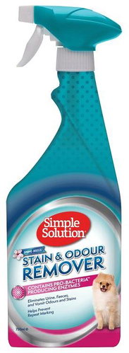 SIMPLE SOLUTION Stain & Odor Remover Spring Breeze Stain & Odor Remover for dogs 750 ml - Cleaning Agent - Main image