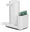 Simplehuman Touch-Free Rechargeable Dispenser 266ml + Sponge Holder, White Steel