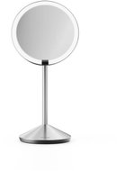 Simplehuman folding make-up mirror with sensor and lighting, 10× magnification, stainless steel - Makeup Mirror