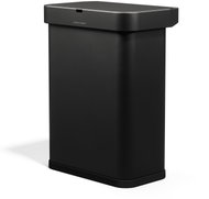 Simplehuman Sensor touchless waste bin with voice control 58 l, black steel - Contactless Waste Bin