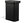 Touchless waste bin with voice control 58 l, black steel