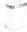 Touchless waste bin with voice control 58 l, white steel