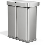 Simplehuman Dual Sensor touchless waste bin (34/24) with voice control 58 l, stainless steel - Contactless Waste Bin
