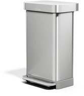 Simplehuman Pedálový odpadkový koš s šedým víkem 45 l, kartáčovaná ocel, FPP - Rubbish Bin