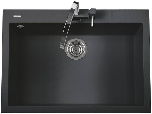SINKS CUBE 760 Metalblack - Granite Sink - Main image