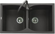 Sinks Naiky 860 DUO Granblack - Granitový drez