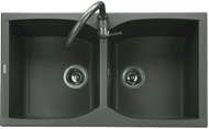 SINKS NAIKY 860 DUO Metalblack - Granite Sink
