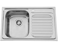 SINKS ALFA 800 V 0,7mm left polished - Stainless Steel Sink