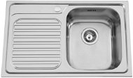 Sinks ALFA 800 V 0,7mm pravý textúrovaný - Nerezový drez