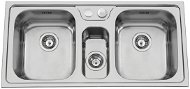SINKS BETA 1000.1 DUO V 0.7mm textured - Stainless Steel Sink