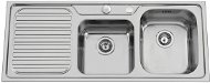 Sinks CAPRICE 1200 DUO V 0,7mm pravý textúrovaný - Nerezový drez