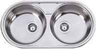 SINKS DUETO 847 V 0.6mm Matte - Stainless Steel Sink