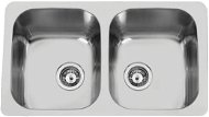 SINKS DUO 765 V 1.0mm Polished - Stainless Steel Sink