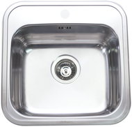 SINKS MANAUS 460 V 0.7mm matt overlap - Stainless Steel Sink
