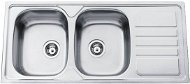 SINKS OKIO 1160 DUO V 0.6mm Polished - Stainless Steel Sink