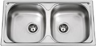 Sinks OKIO 780 DUO V 0,5 mm leštený - Nerezový drez