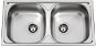 Nerezový drez Sinks Okio 780 DUO V 0,5 mm matný - Nerezový dřez