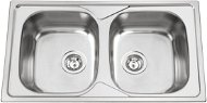 SINKS OKIO 860 DUO V 0,6mm polished - Stainless Steel Sink