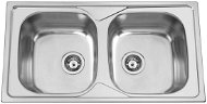 SINKS OKIOPLUS 860 DUO V 0,7mm polished - Stainless Steel Sink