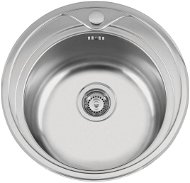 SINKS REDONDO 510 V 0,6mm polished - Stainless Steel Sink