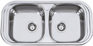 Sinks SEVILLA 860 DUO V 0,6mm textúrovaný - Nerezový drez