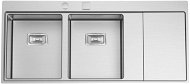 Sinks XERON 1160 DUO ľavý 1,2 mm - Nerezový drez