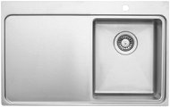 SINKS MICRO 780 V right 1,0mm polished - Stainless Steel Sink