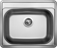 SINKS COMFORT 600 V 0.6mm Matt - Stainless Steel Sink