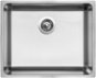 SINKS BLOCK 540 V 0.8mm Brushed - Stainless Steel Sink