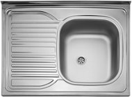 Stainless Steel Sink SINKS CLP-D 800 M 0,5mm RH Right Matt - Nerezový dřez