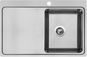 SINKS BLOCK 780 V 1mm Right Brushed - Stainless Steel Sink