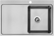 SINKS BLOCK 780 V 1mm Right Brushed - Stainless Steel Sink