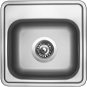 SINKS BAR 380 V 0,6mm Matt (with Overflow) - Stainless Steel Sink