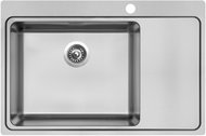 SINKS BLOCKER 780 V 1mm Brushed Left - Stainless Steel Sink