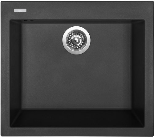 SINKS CUBE 560 NANO Nanoblack - Granitový dřez - Hlavní obrázek
