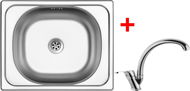 SINKS CLASSIC 500 5M + SINKS EVERA - Kitchen Sink and Tap Set