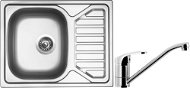SINKS OKIO 650 V + PRONTO - Kitchen Sink and Tap Set