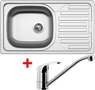 SINKS CLASSIC 760 6V + PRONTO - Kitchen Sink and Tap Set