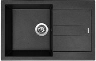 SINKS AMANDA 780 Granblack+ENIGMA S GR - Kitchen Sink and Tap Set