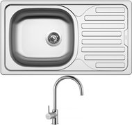 SINKS CLASSIC 760 6V + VITALIA - Kitchen Sink and Tap Set