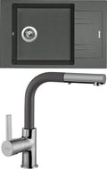 SINKS VARIO 780 Titanium+Enigma S GR - Kitchen Sink and Tap Set