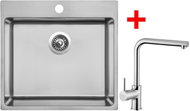 Sinks Blocker 550 + Elka - Kitchen Sink and Tap Set