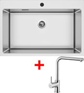 Sinks Blocker 760 + Elka - Kitchen Sink and Tap Set