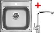 Sinks Manaus 480 + Elka - Kitchen Sink and Tap Set