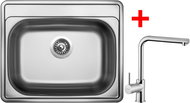 Sinks Comfort 600 + Elka - Kitchen Sink and Tap Set
